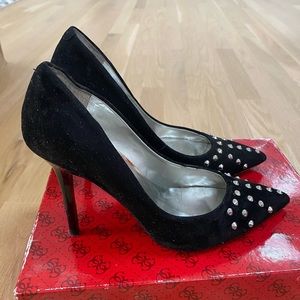 Guess metal stud heels size 6